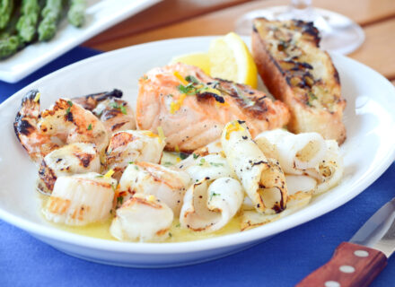 Grilled Medley: Fish, Shrimp, Scallops, Calamari