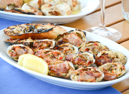 Roasted Clams – casino butter